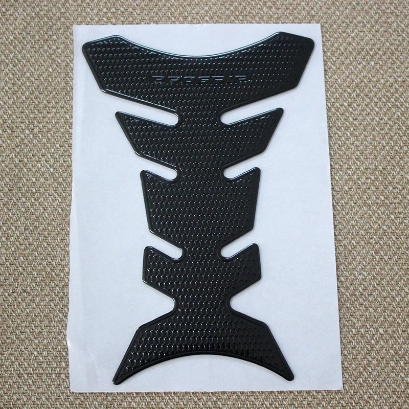 3D fishbone sticker for bike fuel tank styling