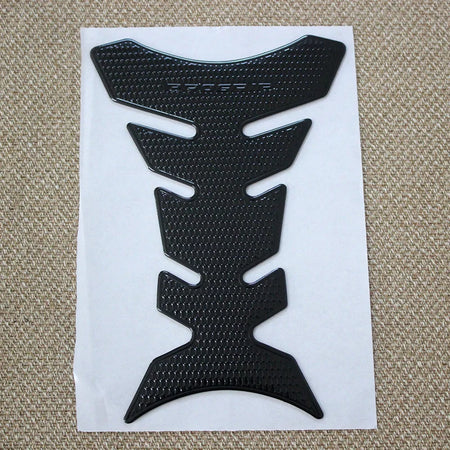 3D fishbone sticker for bike fuel tank styling