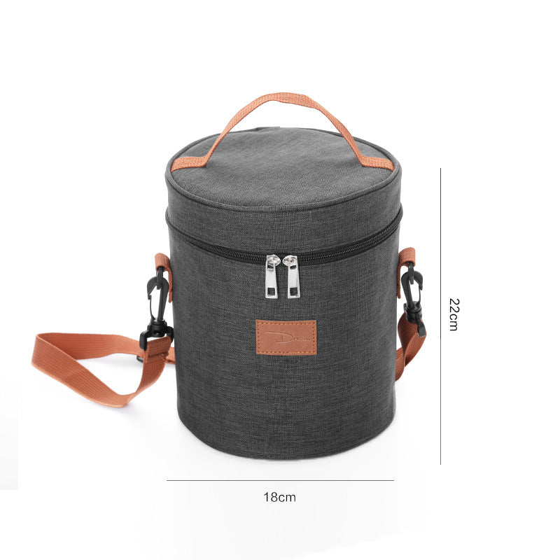 Portable Thermal Lunch Tote Durable Polyester Bag for Office & School
