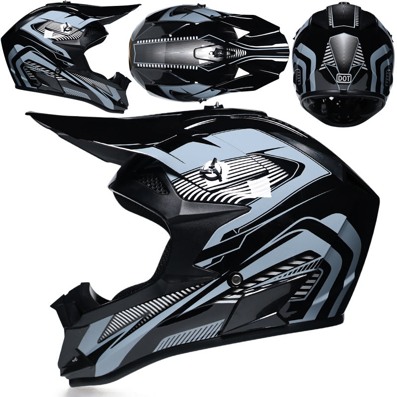 Lightweight Off-Road Cycling Helmet - Breathable ABS Full Face Gear for Downhill & Trail Riding