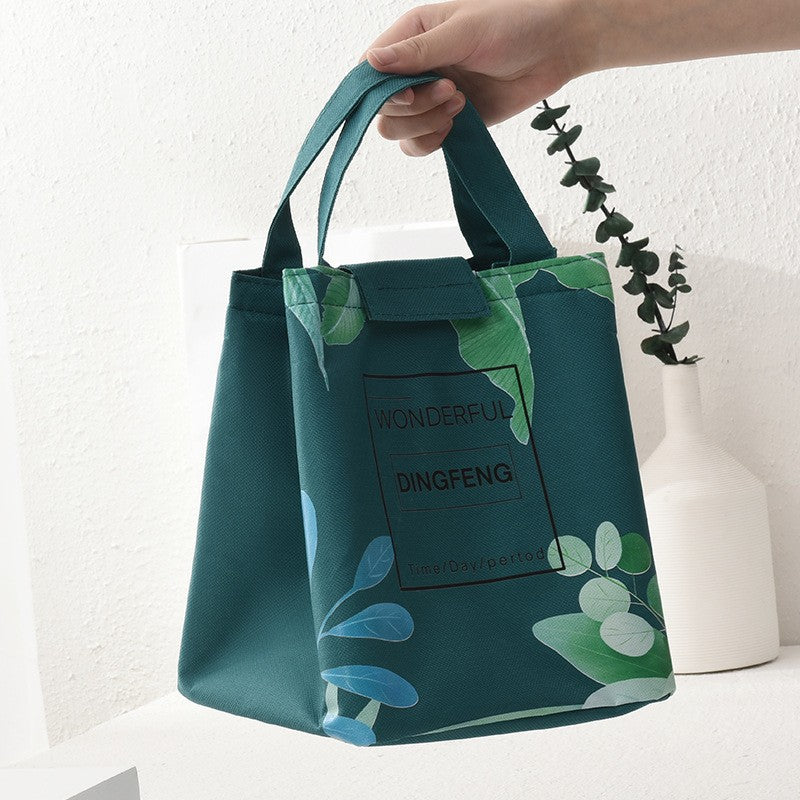 Water-Resistant Oxford Lunch Tote 500ml Insulated Food Storage Bag for Hot & Cold Meals