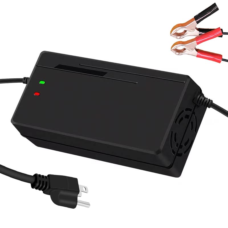 48V/58.4V 10A Lifepo4 Charger with Cooling Fan for Lithium Battery
