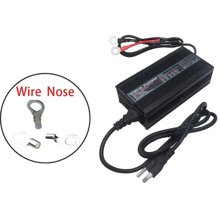 42V 10A Smart Lithium-Ion Battery Charger with Aluminum Case 37V 10S Battery for E-Bike & Balance Car