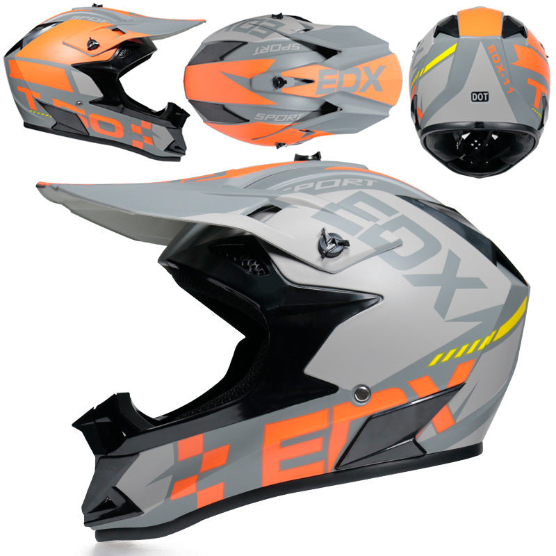 Lightweight Off-Road Cycling Helmet - Breathable ABS Full Face Gear for Downhill & Trail Riding