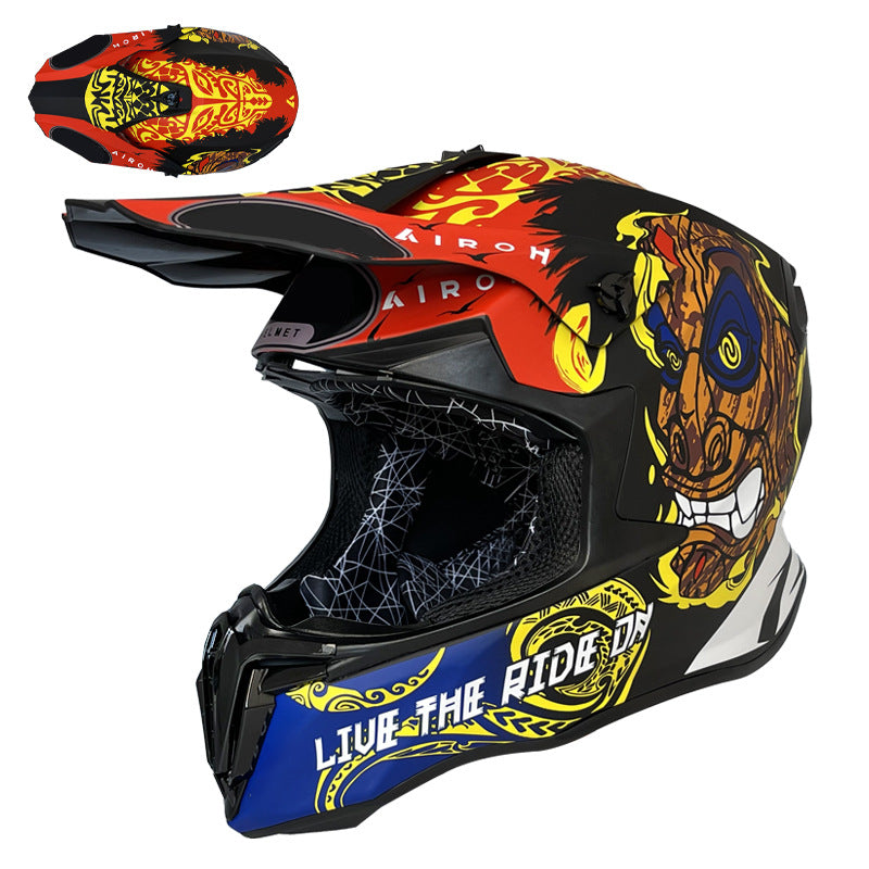 Full Face Off-Road & Motorcycle Helmet (DOT Certified)