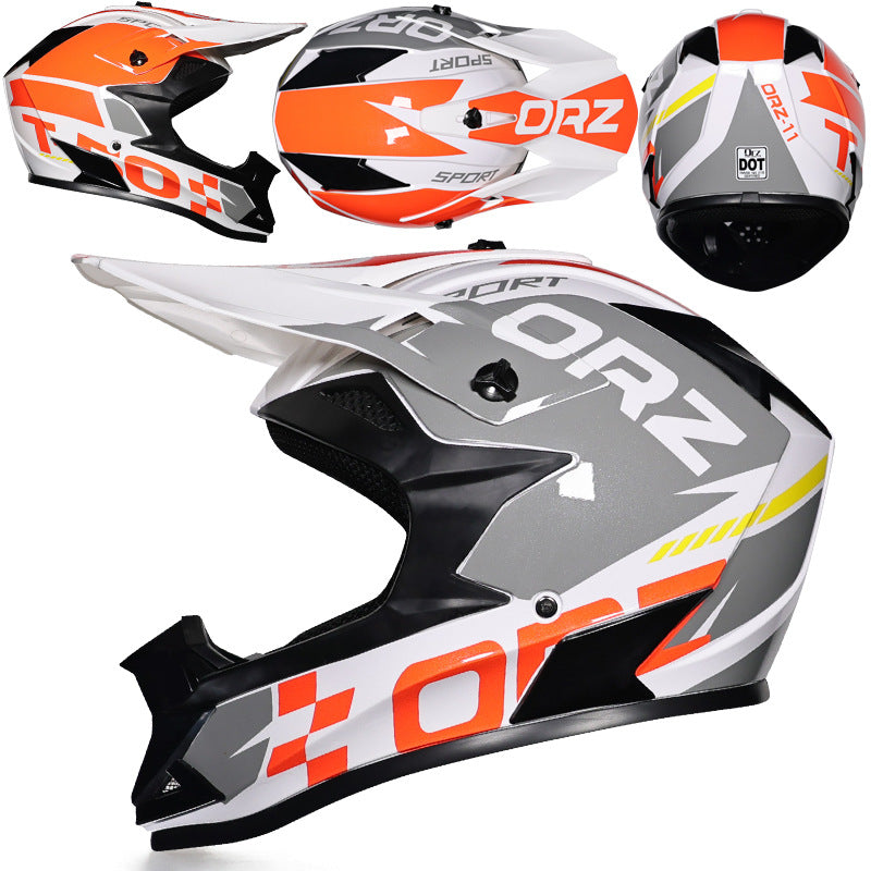 Lightweight Off-Road Cycling Helmet - Breathable ABS Full Face Gear for Downhill & Trail Riding