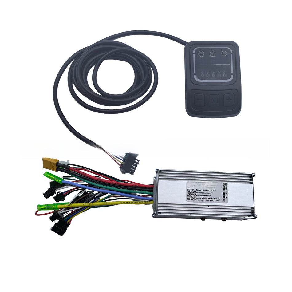 UGNE 12-Tube 1000W Three-Mode Sine Wave Brushless Controller for Electric Scooters