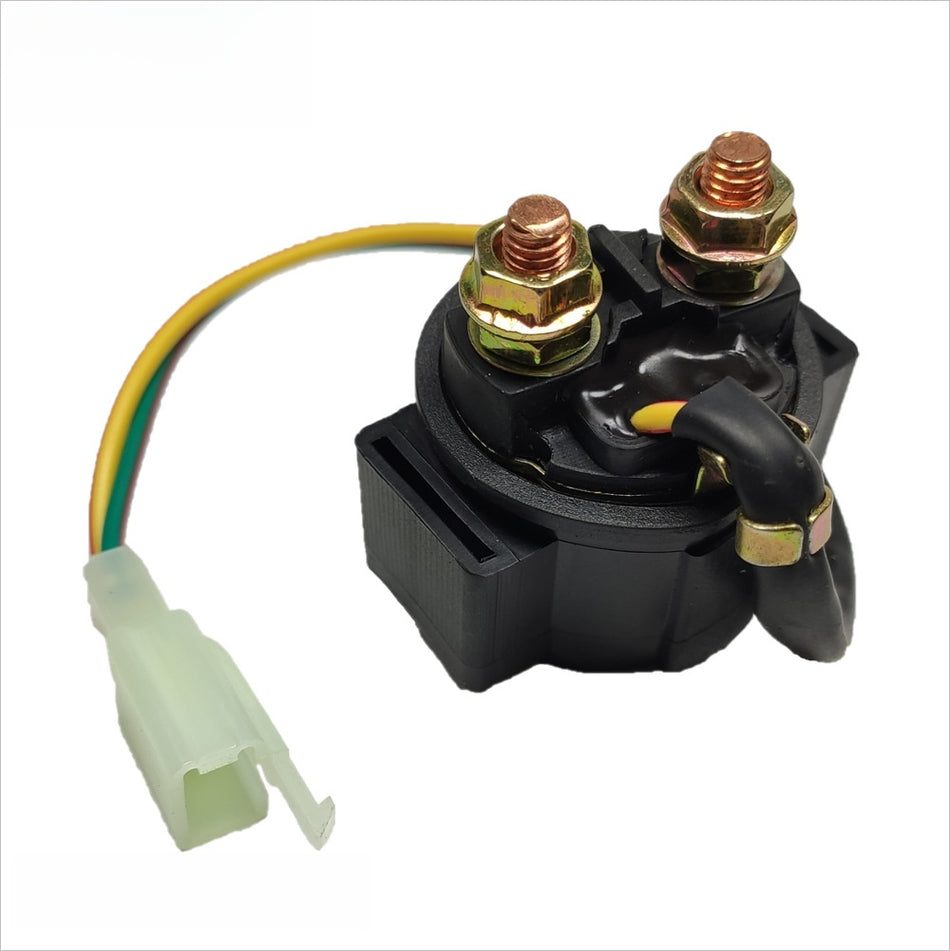 12V Universal Motorcycle Starter Relay Solenoid for GY6 & FXD Performance Ignition Relay (J3008.5, J3008.5D, J3008.5DL)