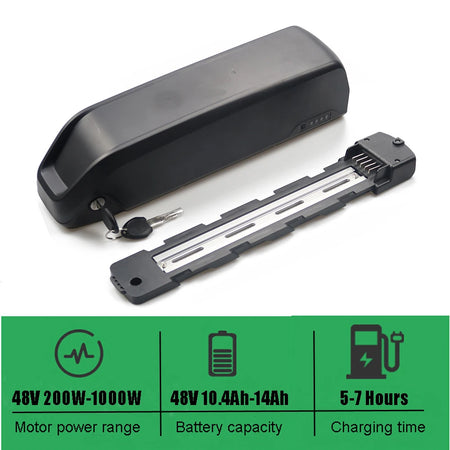 48V 10.4Ah Down Tube E-Bike Battery
