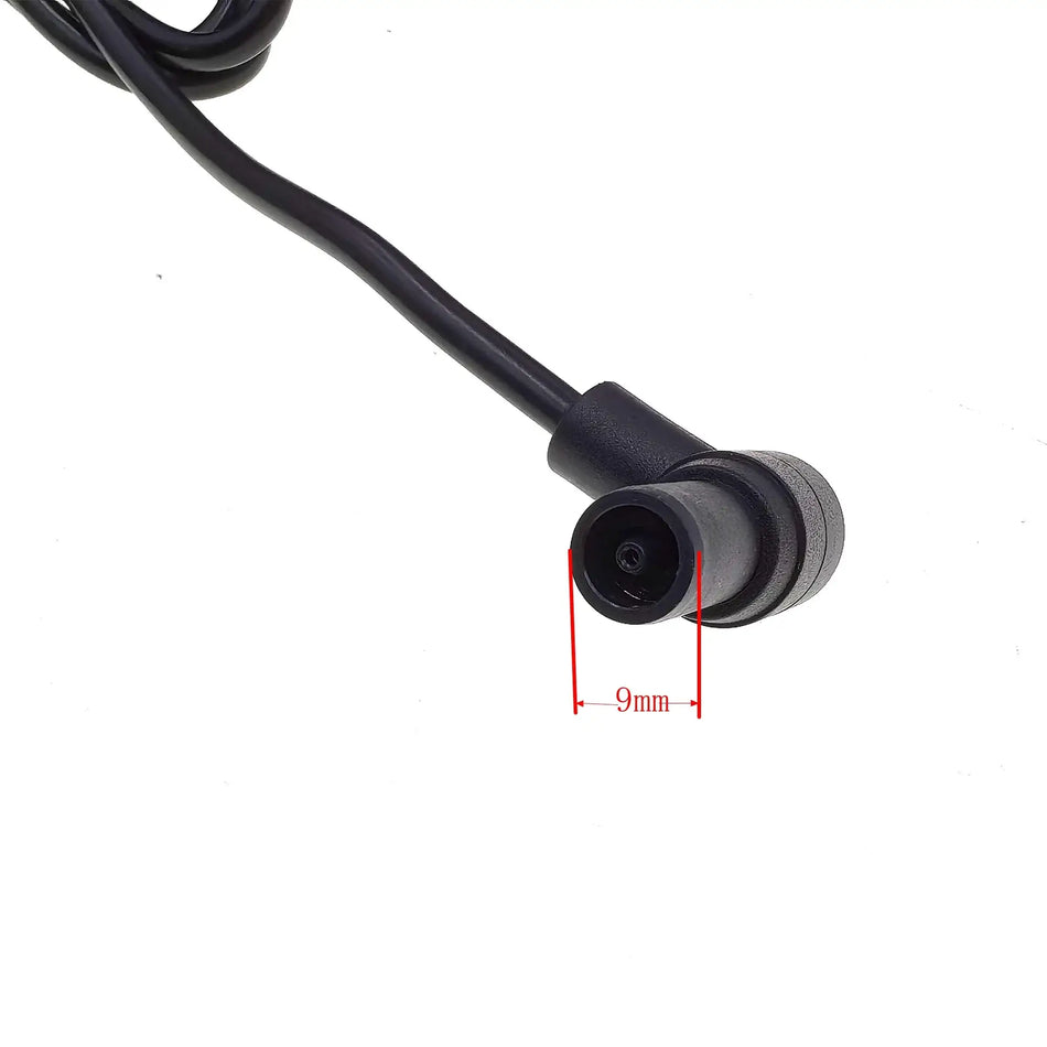 53.6V 2A Smart Lithium Battery Charger for 48V 13S Li-ion Battery (MI4 Ultra Plug) connector with 9mm diameter.