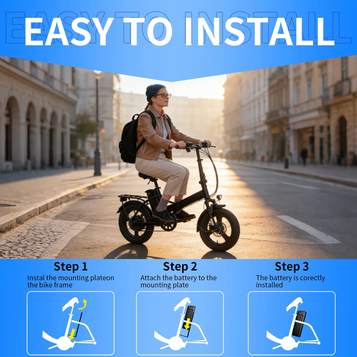 48V 15Ah E-Bike Battery