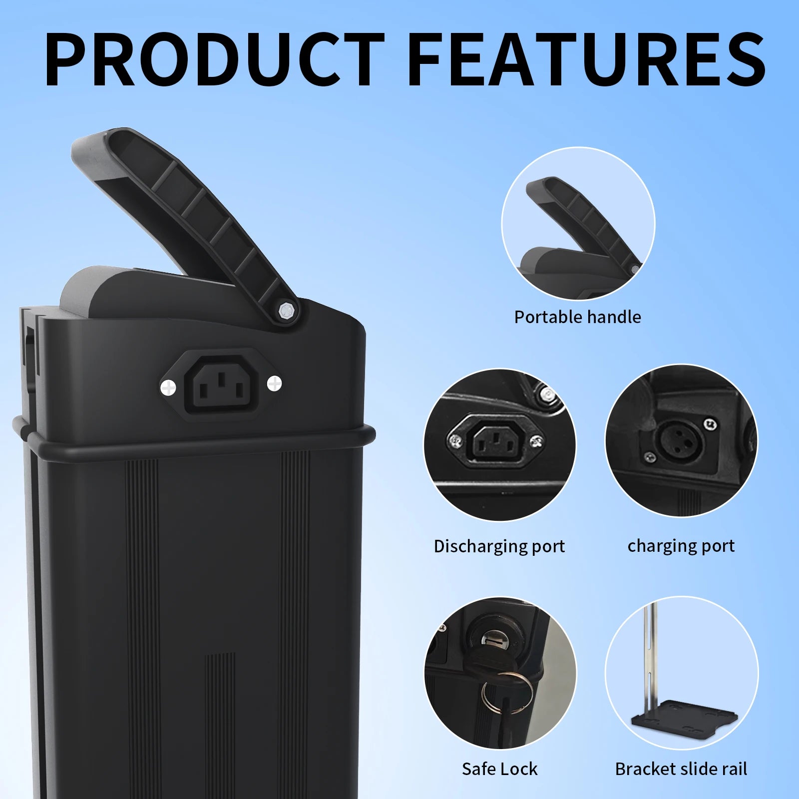 48V 25Ah E-Bike Lithium Battery