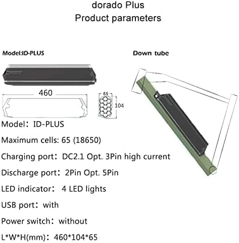 48V lithium ebike battery 13Ah capacity