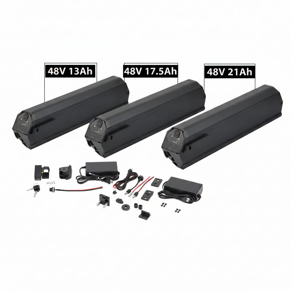48v 13ah ebike battery pack silverfish style