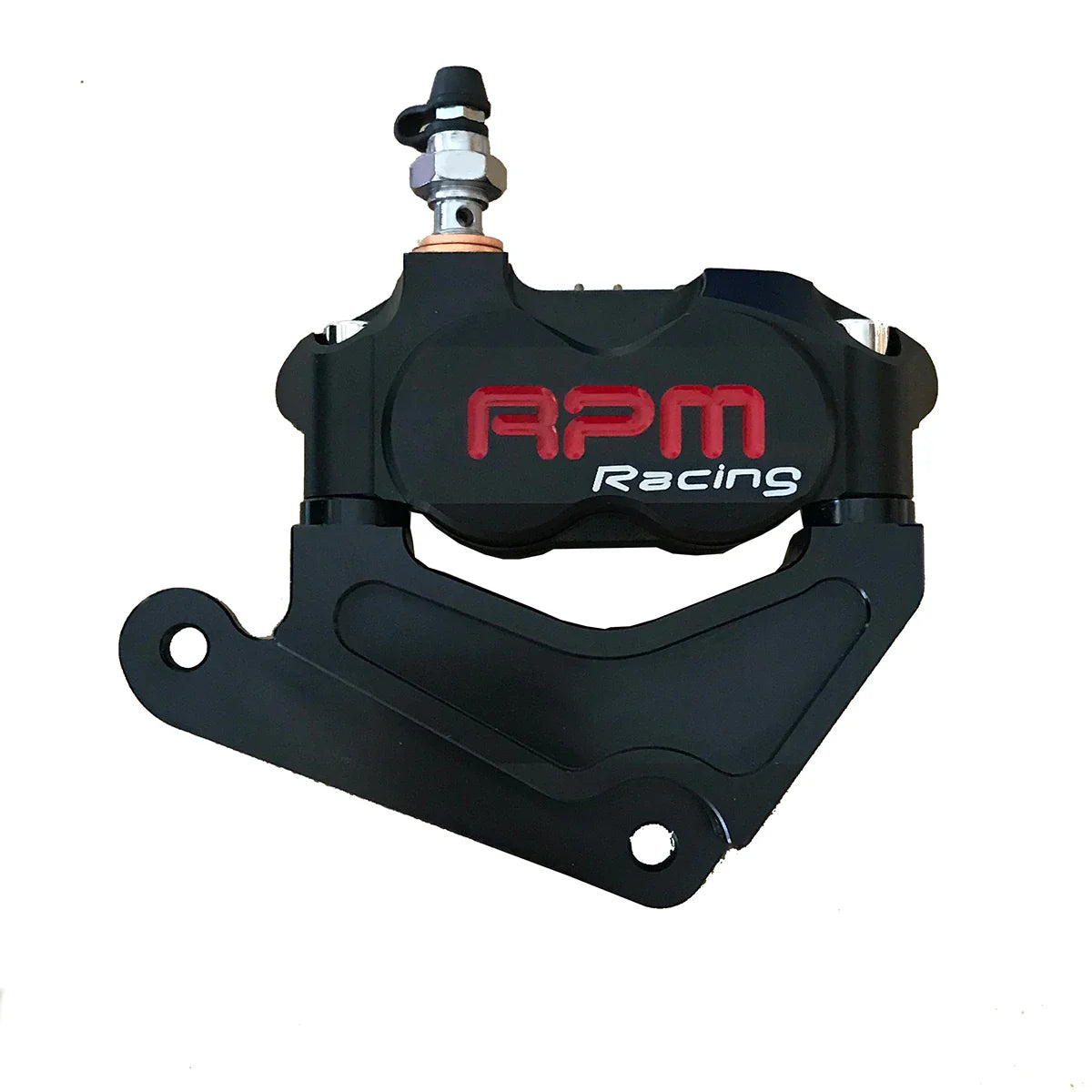 RPM Racing 82mm Radial 4-Piston Front Brake Caliper – For Honda Dio AF18/27/28/34/35 (Fits 200mm–220mm Disc)