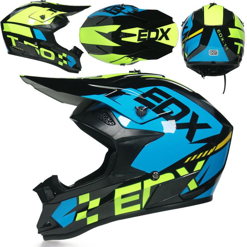 Lightweight Off-Road Cycling Helmet - Breathable ABS Full Face Gear for Downhill & Trail Riding
