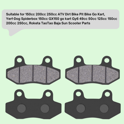 4pcs brake pads set