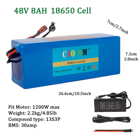 500W electric motor battery pack