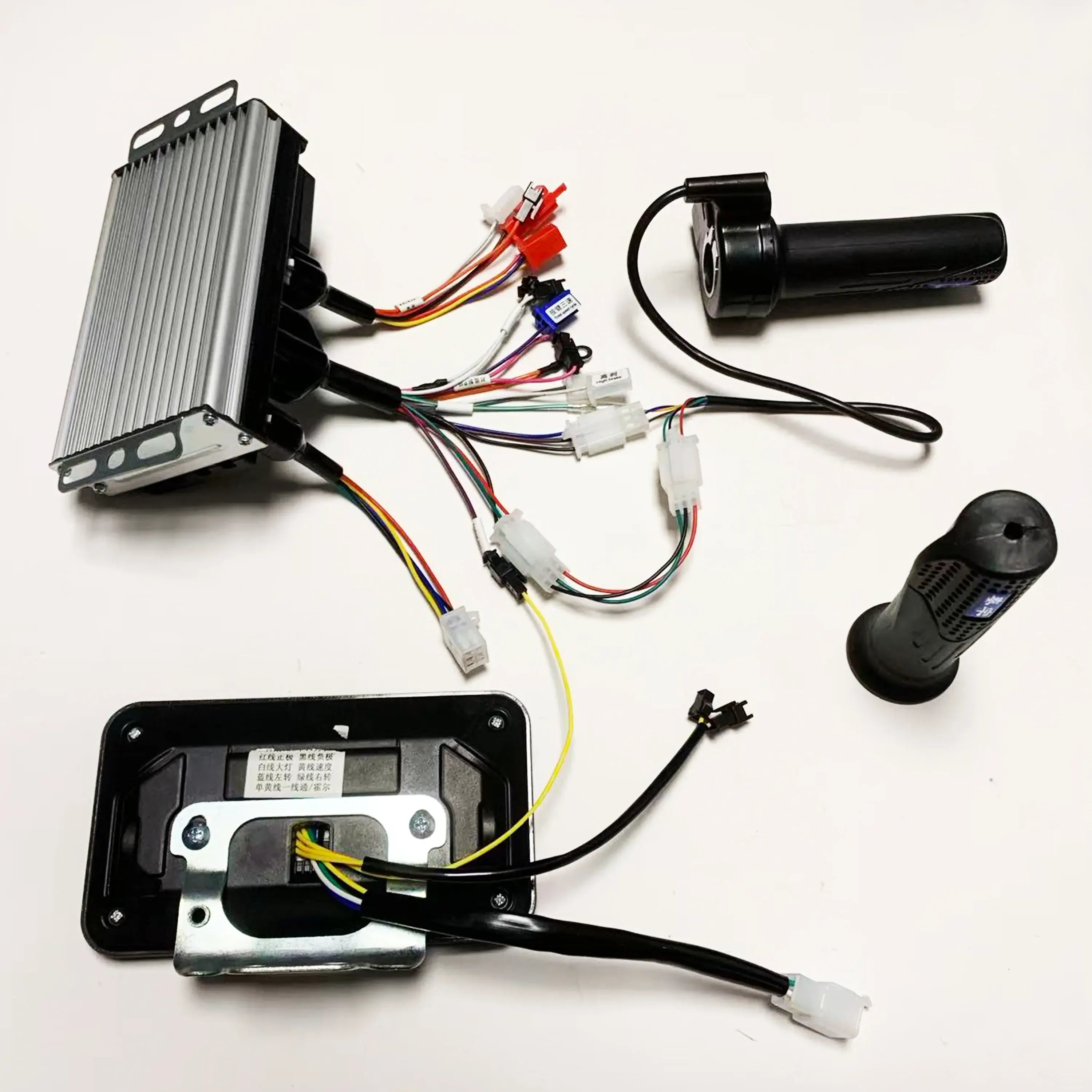50A Electric Bike Controller and 3-Speed Throttle Set