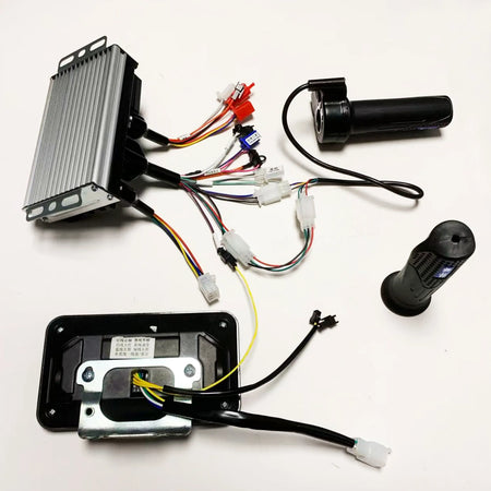 50A Electric Bike Controller and 3-Speed Throttle Set