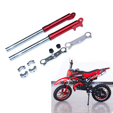 510mm Front Fork Shock Absorber Set for 47cc 49cc Mini Pocket Bike