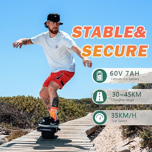   SUP Electric Self-Balancing Board 1500W – 22 MPH Speed, 22 Mile Range, Smart App Control, UL 2272 Certified Hoverboard for Adults & Teens