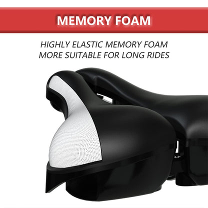 Width Adjustable Bike Seat - Comfortable Prostate Friendly Bicycle Saddle for All Bikes