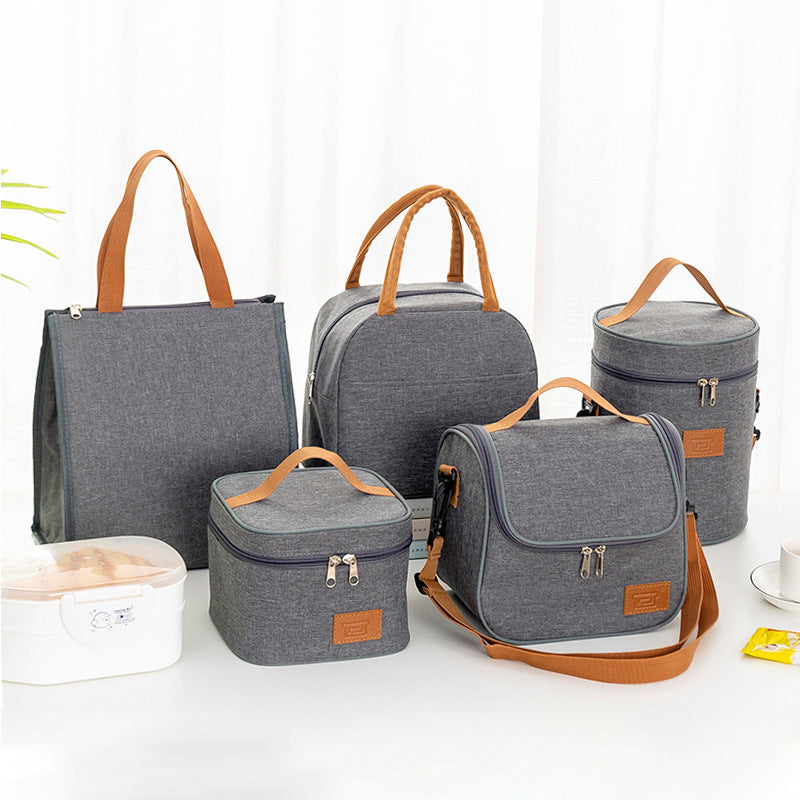 Portable Thermal Lunch Tote Durable Polyester Bag for Office & School