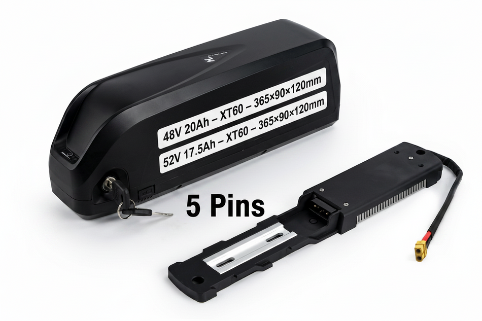 52V 17.5Ah E-Bike Battery Pack LG3500 Cells