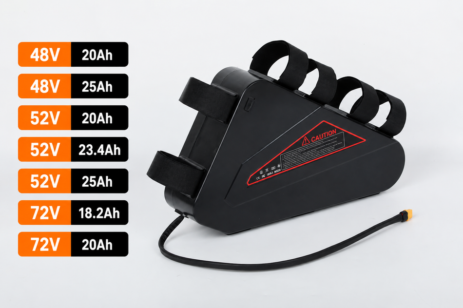 52V High-Capacity Lithium Battery Pack for E-Bikes