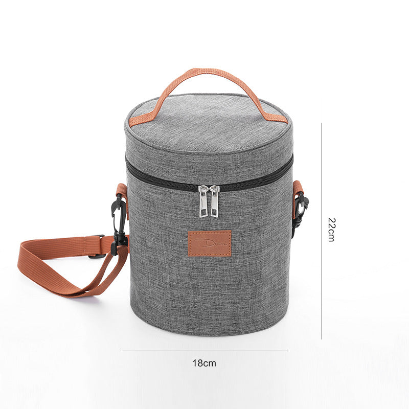 Portable Thermal Lunch Tote Durable Polyester Bag for Office & School