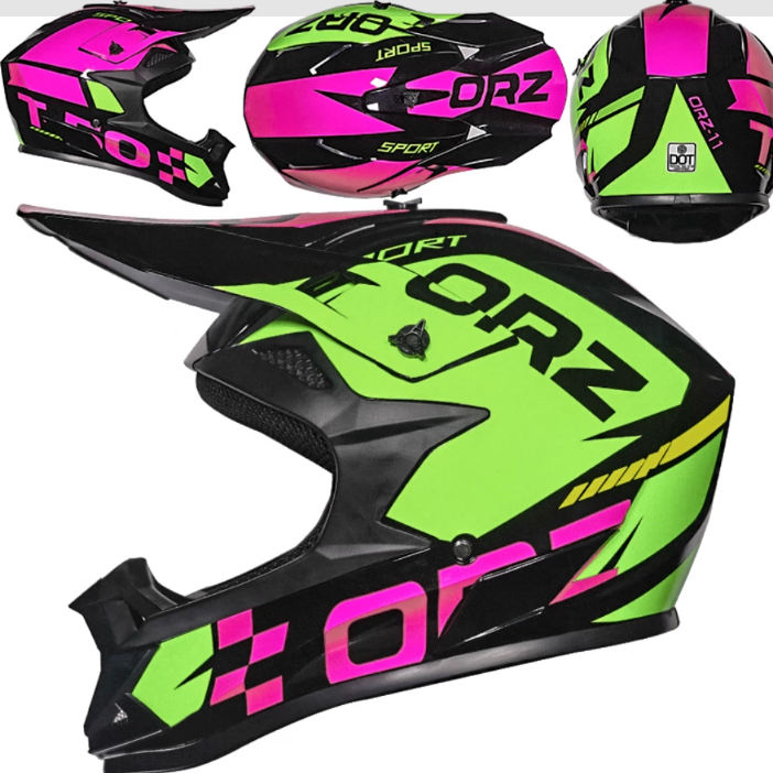 Lightweight Off-Road Cycling Helmet - Breathable ABS Full Face Gear for Downhill & Trail Riding