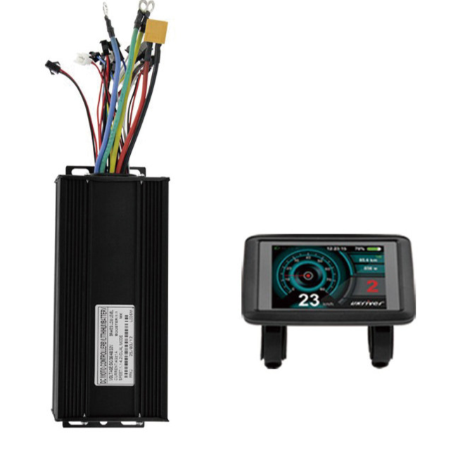 UGNE 45A Sine Wave E-Bike Controller Kit with LCD/NFC Display for Mountain Bike Conversion