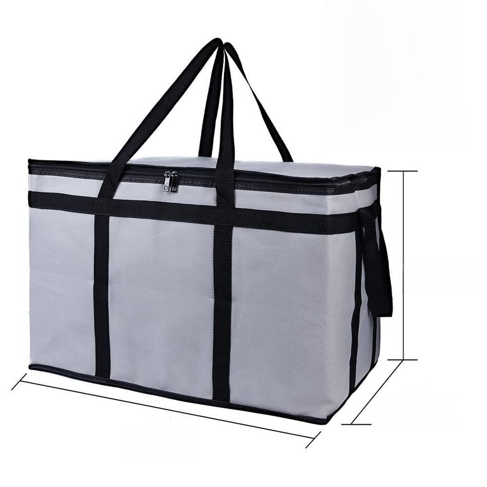 Premium Large-Capacity Insulated Catering & Delivery Bag - 35L/42L/77L Thermal Food Carrier with Reinforced Base