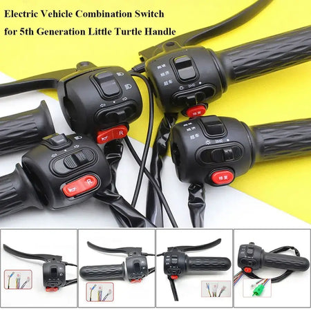 5th Generation EV combination switch with integrated rotary handle and seat button