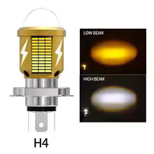 6000K white 3000K yellow bike headlamp