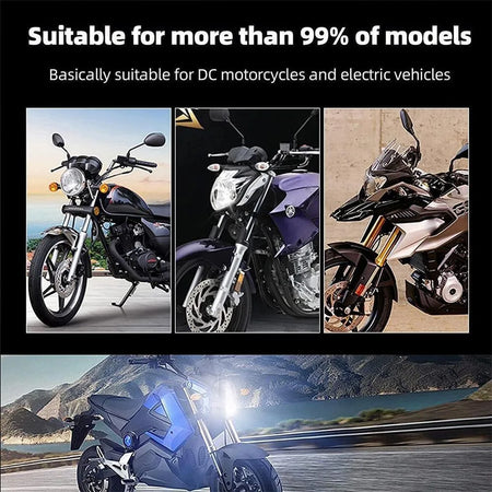 6000K white LED motorcycle light for night ride