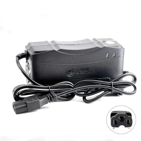 60V 3A Smart Electric Scooter Charger (T-Connector) for Lead-Acid/AGM/Gel Batteries with power cable