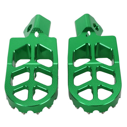 AnXin CNC Dirt Bike Foot Pegs for KX250F, KX450F, KX250, KX450, KLX450R 2006-2024