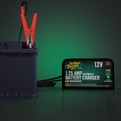 Battery Tender Plus 12V 1.25 AMP Car & Motorcycle Battery Charger and Maintainer