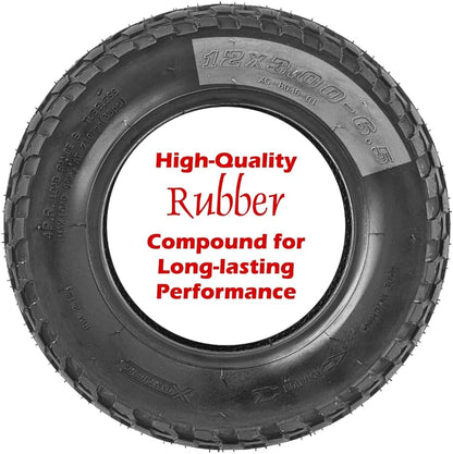 12x3.00-6.5 Tubeless Tire 12x3-6.5 Street Tire For High Speed E-Scooters