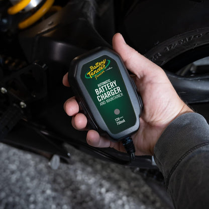 Battery Tender Junior 12V, 750mA Charger and Maintainer for Motorcycle, ATVs