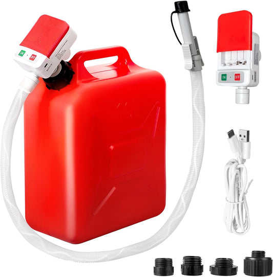 Automatic Fuel Transfer Pump with Auto-Stop and 51'' Extra Long Hose