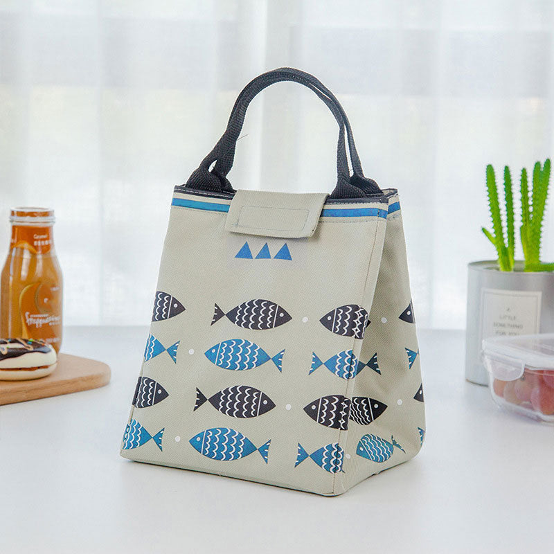 Water-Resistant Oxford Lunch Tote 500ml Insulated Food Storage Bag for Hot & Cold Meals
