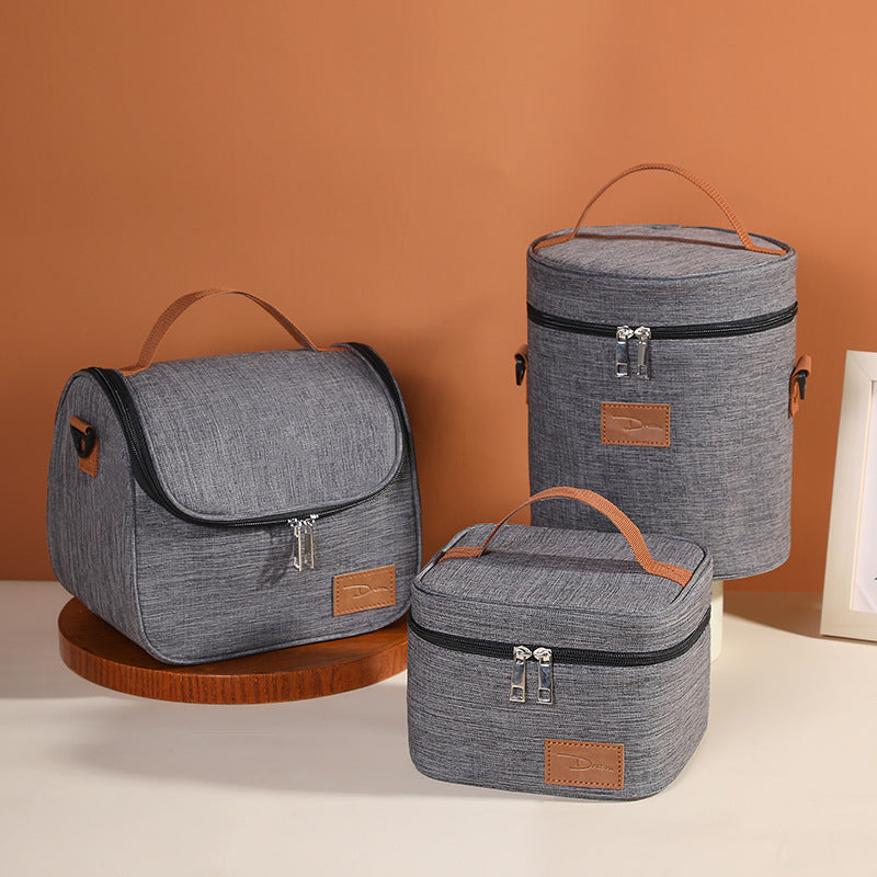 Portable Thermal Lunch Tote Durable Polyester Bag for Office & School