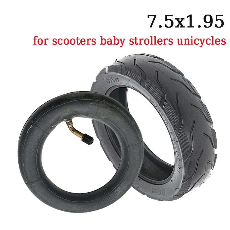 7.5x1.95 inner and outer tire for electric scooter replacement