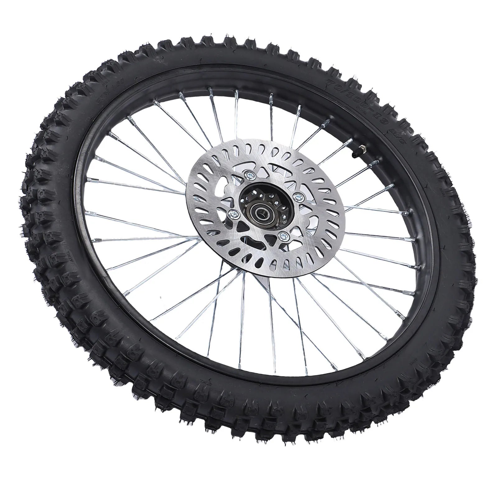 70/100-19 Dirt Bike Front Wheel Assembly