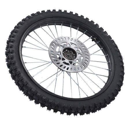 70/100-19 Dirt Bike Front Wheel Assembly