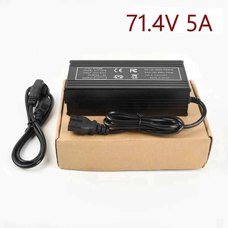 71.4V 5A lithium battery charger
