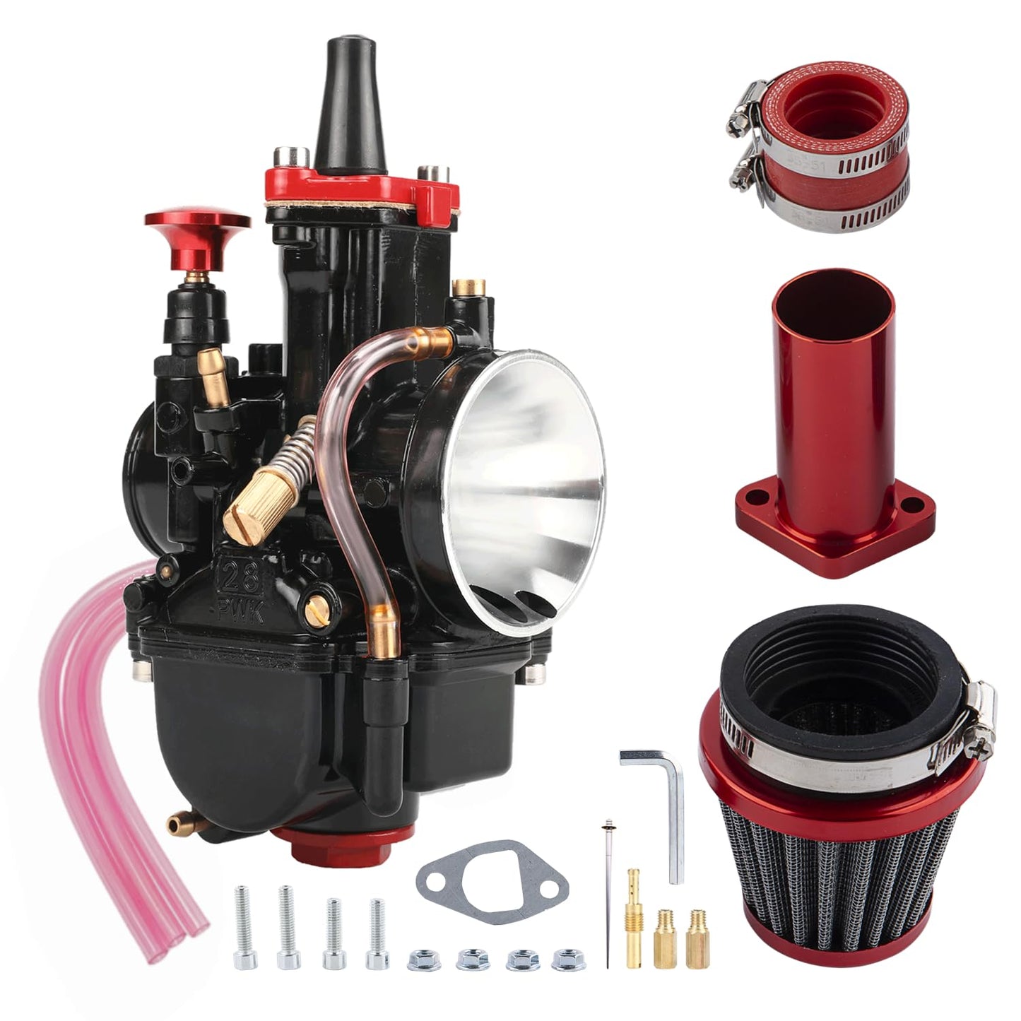 PWK 24mm Racing Carburetor Kit for 50cc to 110cc Engines